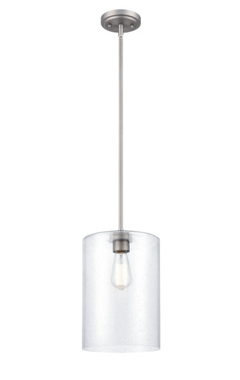 Moven One Light Mini Pendant in Satin Nickel (59|9611SN)