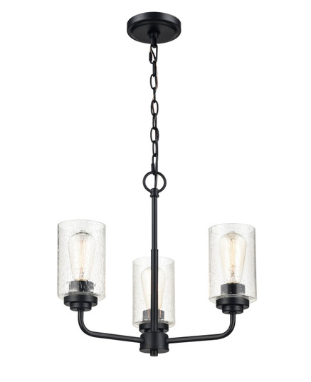 Moven Three Light Chandelier in Matte Black (59|9603MB)