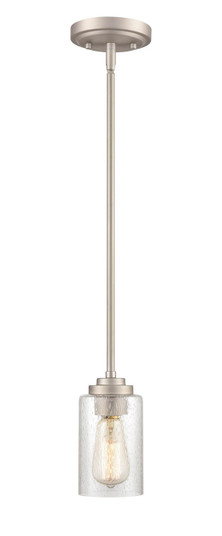 Moven One Light Mini Pendant in Satin Nickel (59|9601SN)