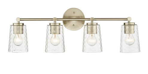Ashli Four Light Vanity in Modern Gold (59|9234MG)