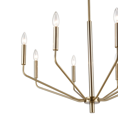 Laurell Eight Light Chandelier in Modern Gold (59|8168MG)