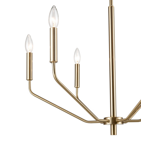 Laurell Six Light Chandelier in Modern Gold (59|8166MG)