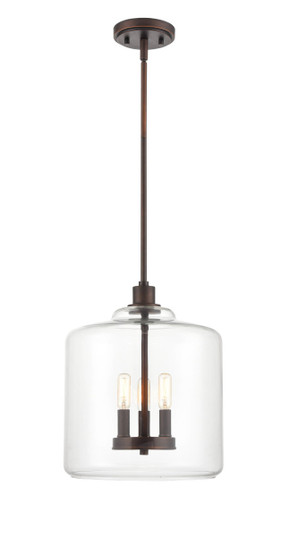 Asheville Three Light Pendant in Rubbed Bronze (59|6933RBZ)