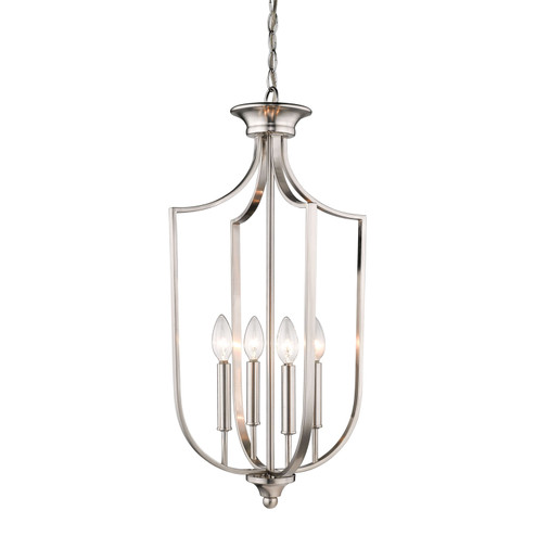 Four Light Pendant in Brushed Nickel (59|636BN)