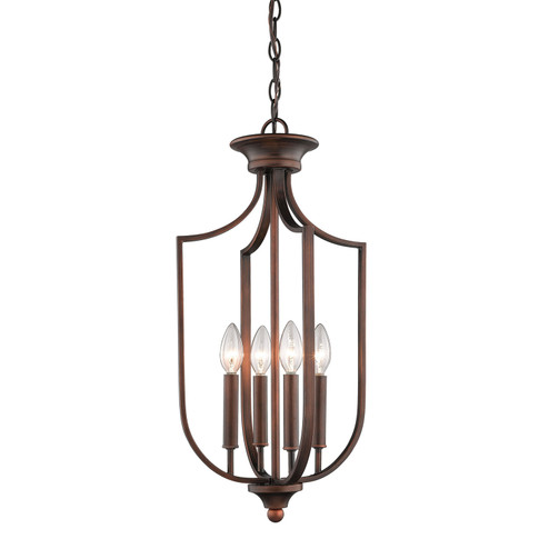 Four Light Pendant in Rubbed Bronze (59|635RBZ)