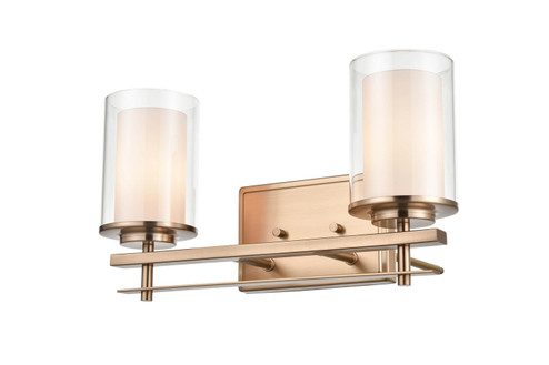 Huderson Two Light Wall Sconce in Modern Gold (59|5502MG)