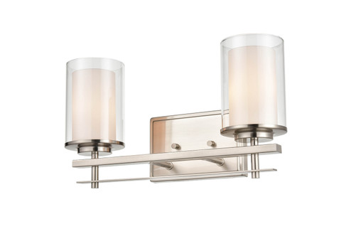 Huderson Two Light Wall Sconce in Brushed Nickel (59|5502BN)