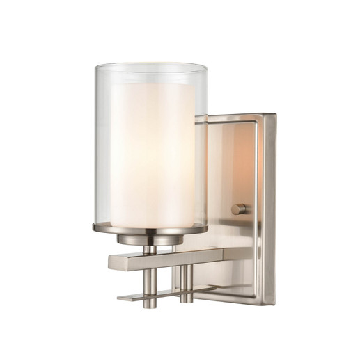 Huderson One Light Wall Sconce in Brushed Nickel (59|5501BN)
