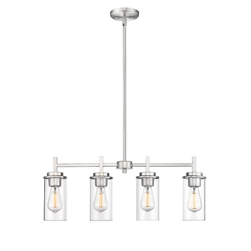 Janna Four Light Chandelier in Brushed Nickel (59|495004BN)