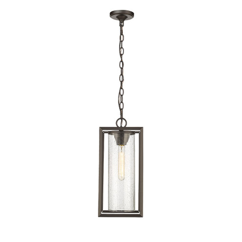 Wheatland One Light Outdoor Hanging Lantern in Powder Coat Bronze (59|4562PBZ)