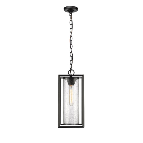 Wheatland One Light Outdoor Hanging Lantern in Powder Coat Black (59|4562PBK)