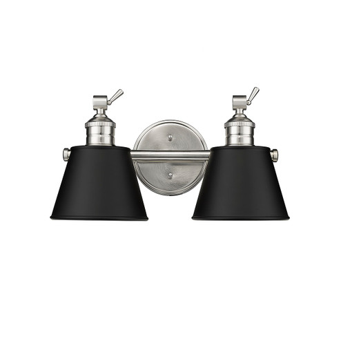 Layne Two Light Vanity in Brushed Nickel (59|4462BN)