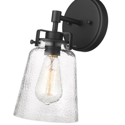 Amberose One Light Wall Sconce in Matte Black (59|4411MB)
