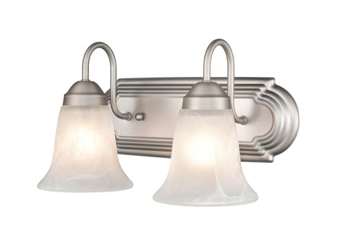 Two Light Vanity in Satin Nickel (59|4282SN)