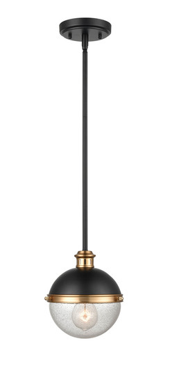 Ellmira One Light Pendant in Matte Black/ Aged Brass (59|4250MBAB)