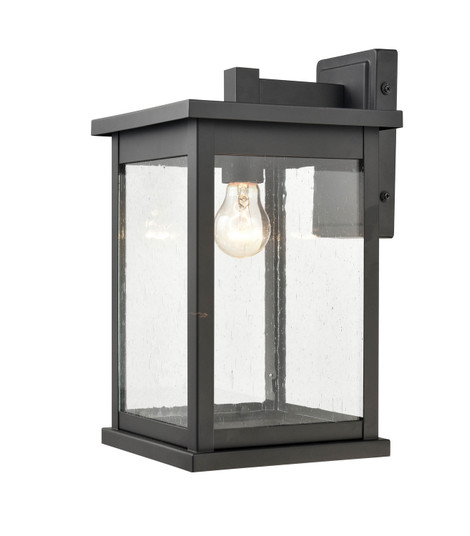 Bowton One Light Outdoor Hanging Lantern in Powder Coated Black (59|4121PBK)