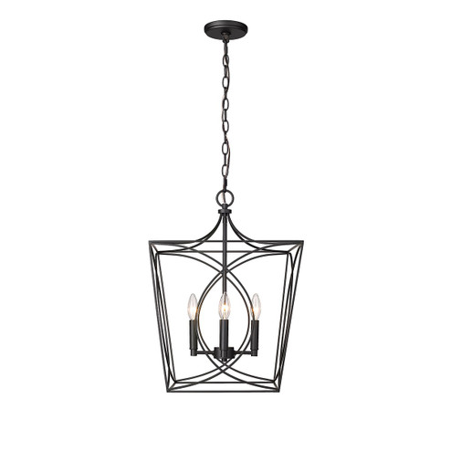 Tracy Four Light Pendant in Matte Black (59|4002MB)