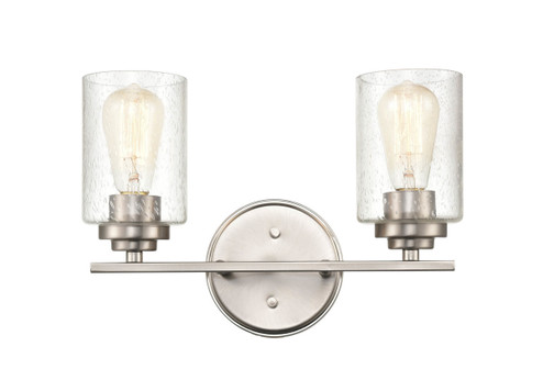 Two Light Vanity in Satin Nickel (59|3682SN)