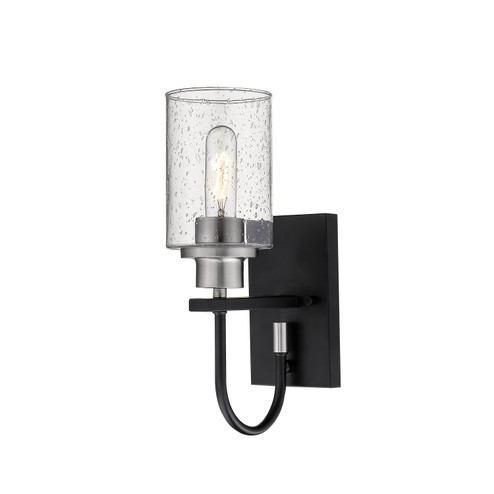 Clifton One Light Wall Sconce in Matte Black/Brushed Nickel (59|3511MBBN)