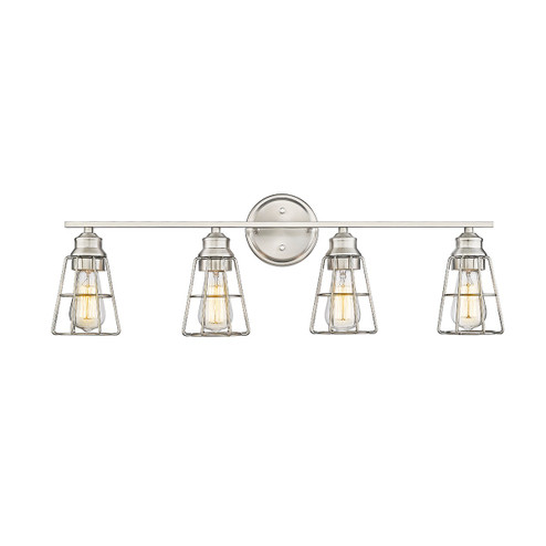 Four Light Vanity in Brushed Nickel (59|3384BN)