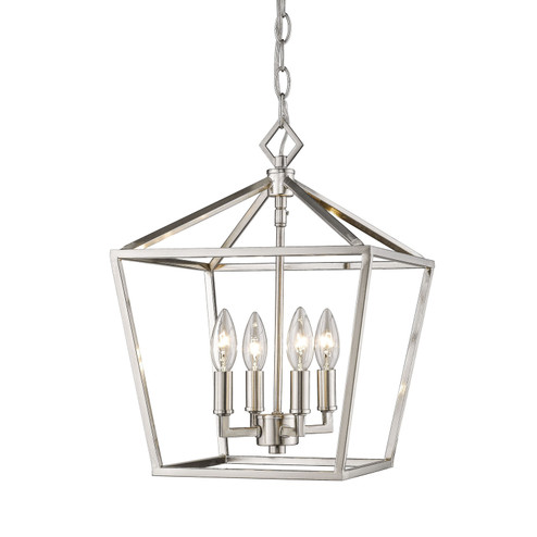 Corona Four Light Pendant in Satin Nickel (59|3234SN)