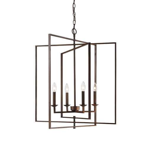 Four Light Pendant in Rubbed Bronze (59|3232RBZ)