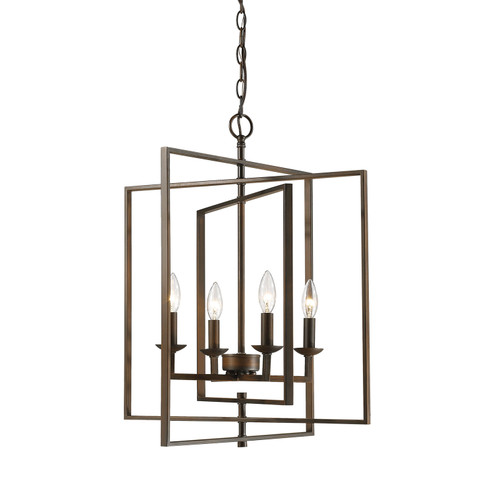 Four Light Pendant in Rubbed Bronze (59|3231RBZ)