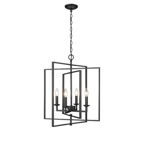 Nellis Four Light Pendant in Matte Black (59|3231MB)