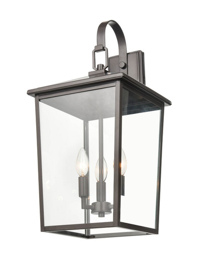 Fetterton Three Light Outdoor Hanging Lantern in Powder Coat Bronze (59|2974PBZ)