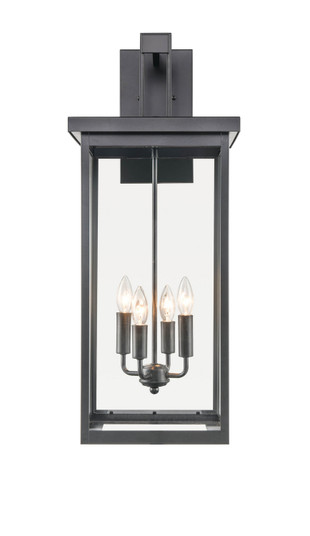 Barkeley Four Light Outdoor Wall Sconce in Powder Coated Black (59|2606PBK)