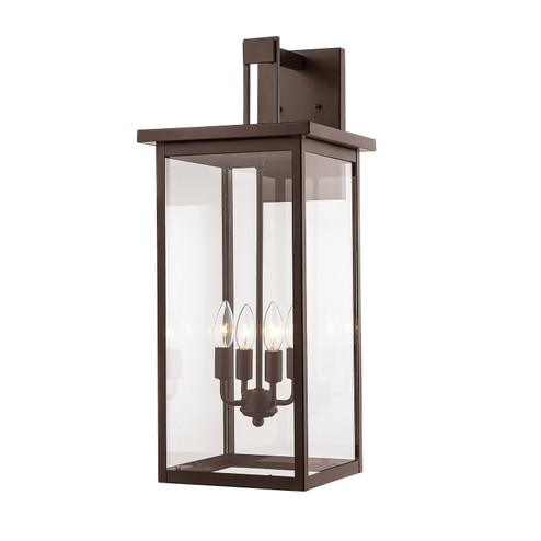 Barkeley Four Light Outdoor Wall Sconce in Powder Coated Bronze (59|2603PBZ)