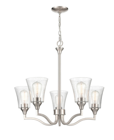 Caily Five Light Chandelier in Brushed Nickel (59|2115BN)