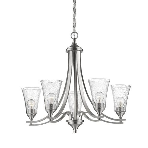 Natalie Five Light Chandelier in Satin Nickel (59|1465SN)