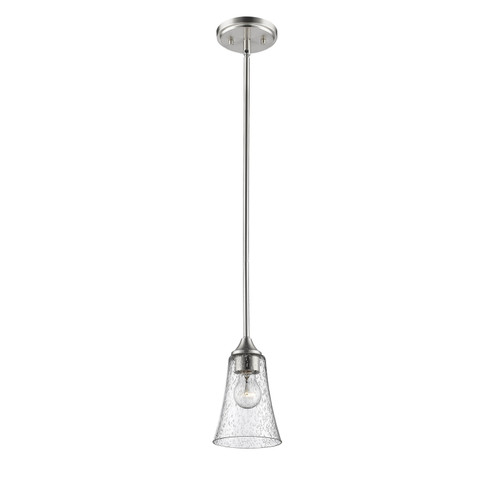 Natalie One Light Mini Pendant in Satin Nickel (59|1461SN)