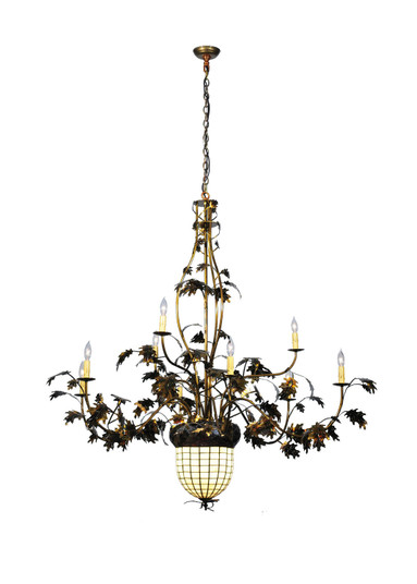 Greenbriar Oak 11 Light Chandelier in Pbnawg Beige (57|99911)