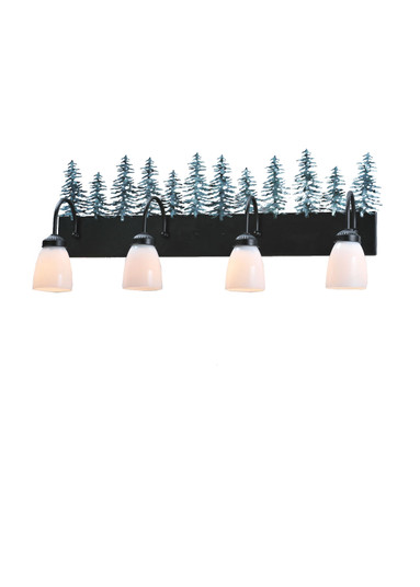 Tall Pines Four Light Vanity in Black Metal (57|99786)