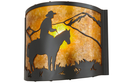Cowboy One Light Wall Sconce in Timeless Bronze (57|99773)