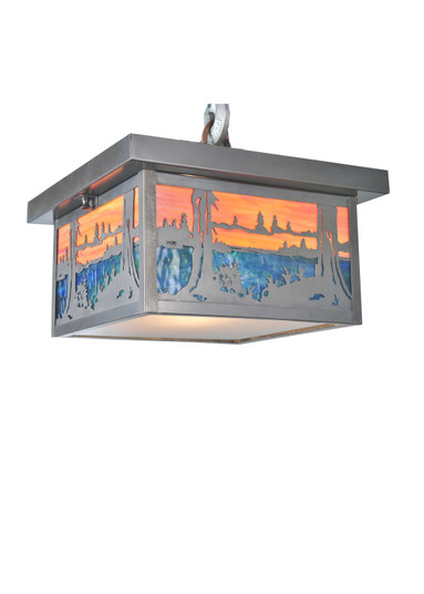 Hyde Park Two Light Flushmount in Oa/Eb Pewter (57|99461)