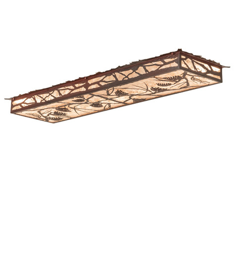 Whispering Pines LED Flushmount in Rust Over Wrought Iron (57|99360)