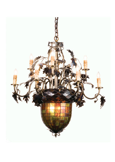 Greenbriar Oak 11 Light Chandelier in Dark Burnished Antique Copper (57|99238)