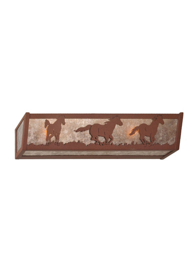 Running Horses Four Light Vanity in Rust (57|99070)