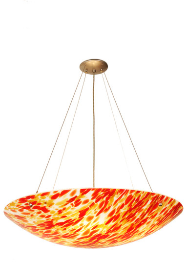 Topazio Four Light Inverted Pendant in Nickel (57|98800)