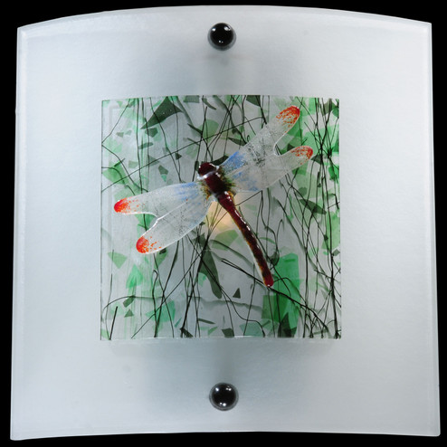Metro Fusion One Light Wall Sconce in Clear/Green Confetti/Dragonfly (57|98784) Metro Fusion One Light Wall Sconce in Clear/Green Confetti/Dragonfly (57|98784)
