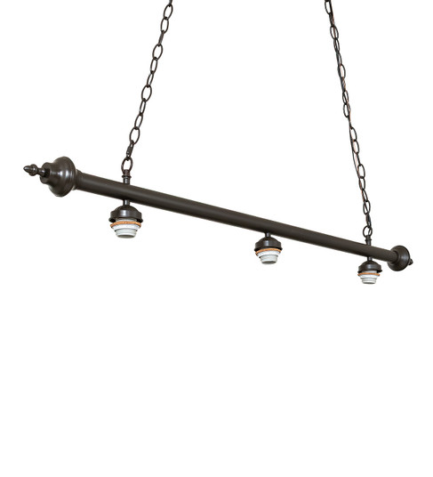 Island Pendant Hardware Three Light Island Pendant Hardware in Mahogany Bronze (57|98718)