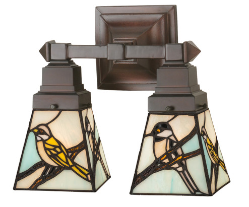 Backyard Friends Two Light Wall Sconce in Mahogany Bronze (57|98519)