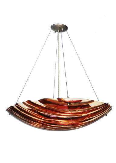 Metro Fusion Four Light Pendant in Brushed Nickel (57|98207)