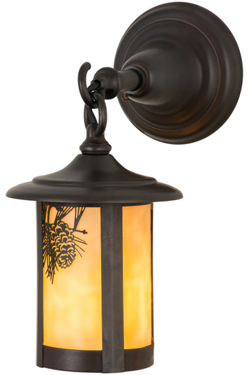 Fulton One Light Wall Sconce in Craftsman Brown (57|90846)