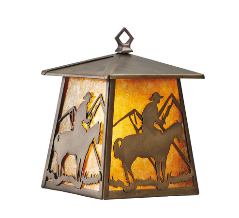 Cowboy One Light Wall Sconce in Antique Copper (57|82672)