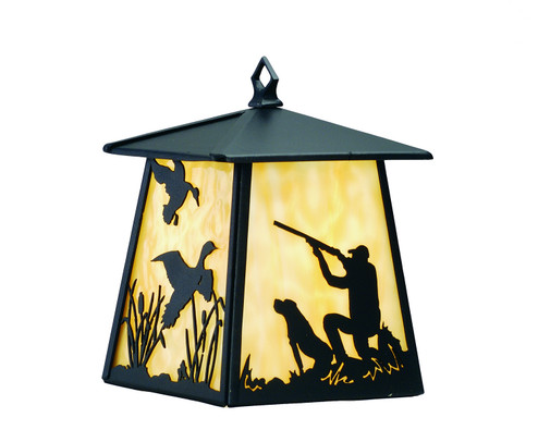 Duck Hunter One Light Wall Sconce in Textured Black (57|82645)