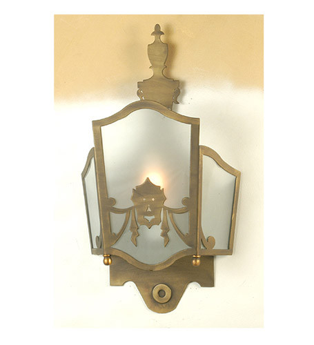 Theatre Mask One Light Wall Sconce in Horizontal Even Grindmarks (57|82253)